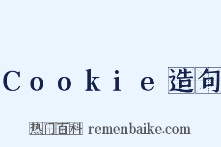 Cookie造句是什么意思的图片